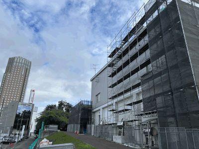 体育館棟 東面全景